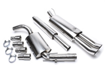 VW Golf III, Gilf III Cabriolet, Golf IV Cabriolet Golf III, Typ 1H_, / Golf III Cabriolet, Typ 1E_, / Golf IV Cabriolet, Typ 1E_ 1991-2002 Rostfritt Sportavgassystem Catback TA Technix